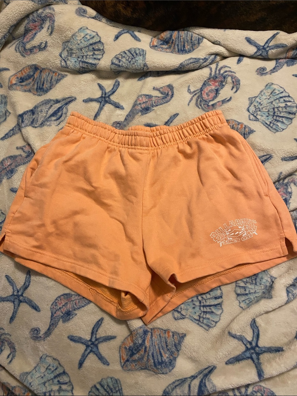 Billabong Peach Athletic Lounge Shorts - Women's